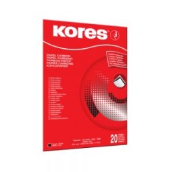 Papel carbón negro Kores tamaño oficio