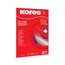 Papel carbón azul Kores tamaño carta