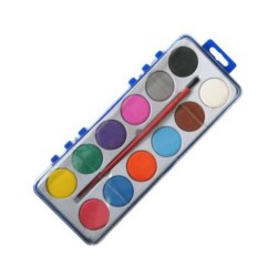 Estuche de acuarela Escrimex 12 colores