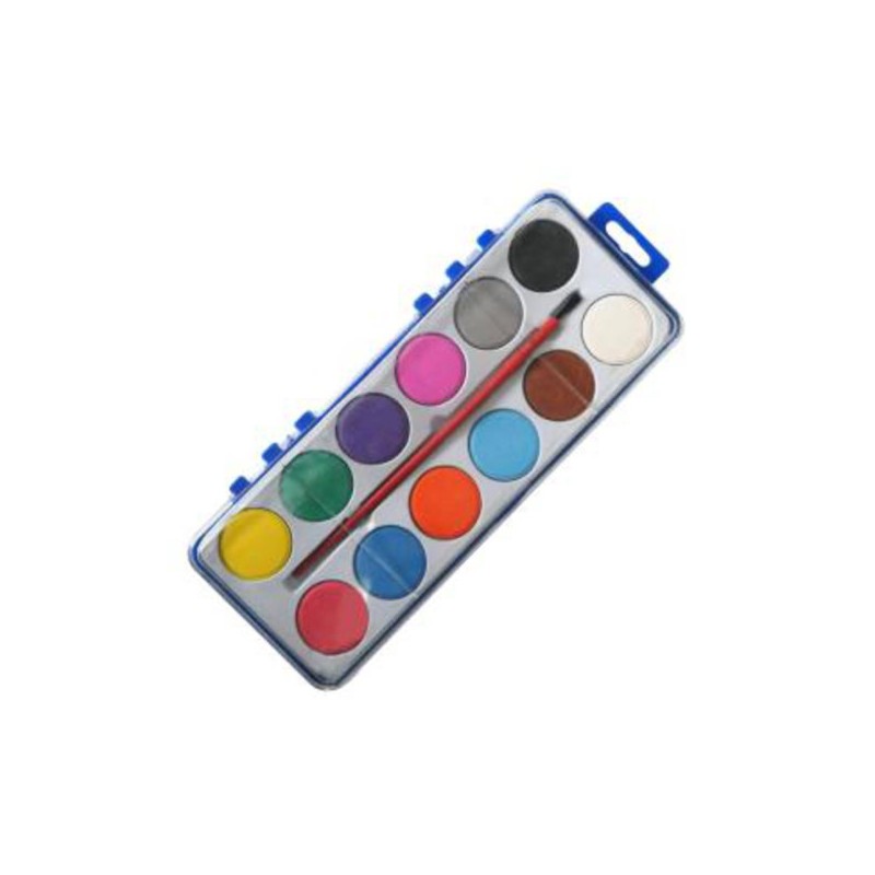 Estuche de acuarela Escrimex 12 colores
