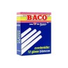 Gises Blancos Baco Con 12 Piezas