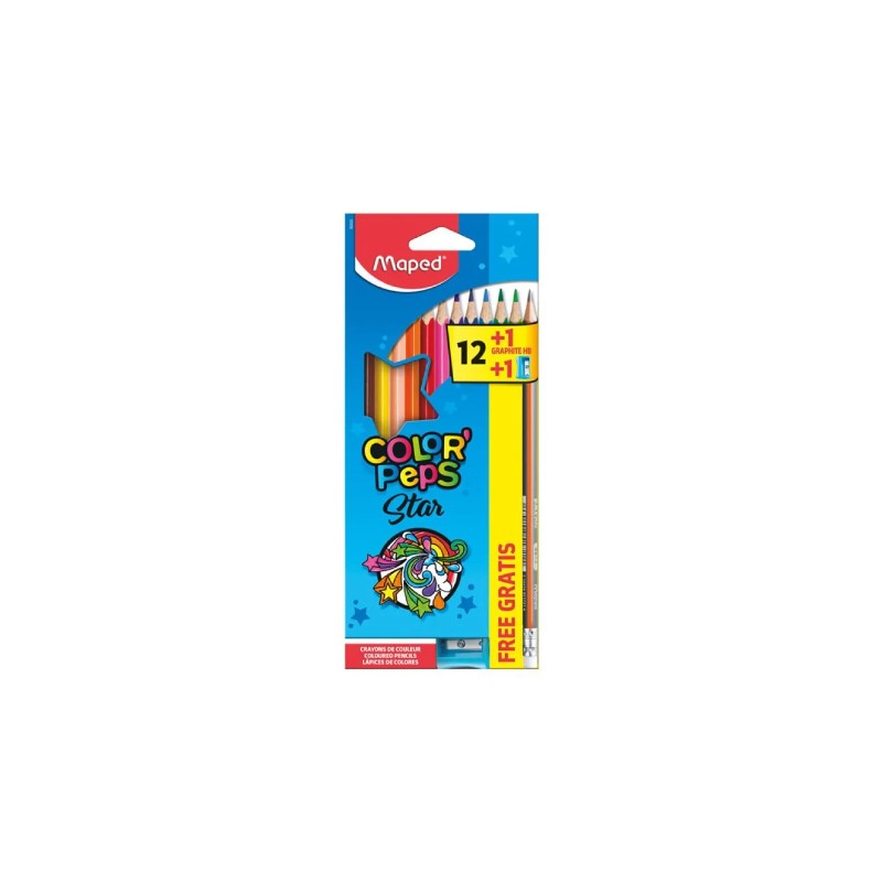 Lápices De Colores Maped Color’Peps Largos c/12
