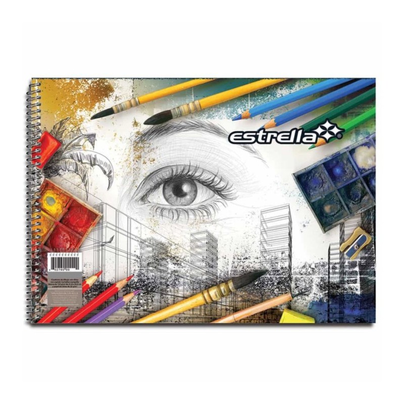 Cuaderno para Dibujo Espiral de 50 Hojas  Estrella 0629