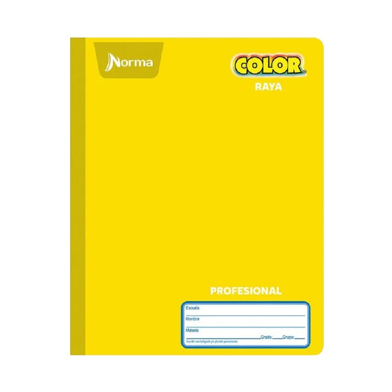 Cuaderno Cosido Profesional 100H Rayas Norma Color 581280