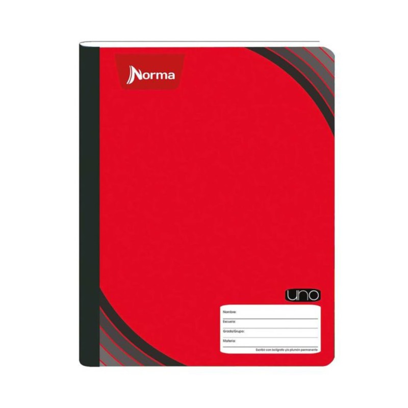Cuaderno Profesional Cosido Norma Uno Cuadro Chico 100 hojas