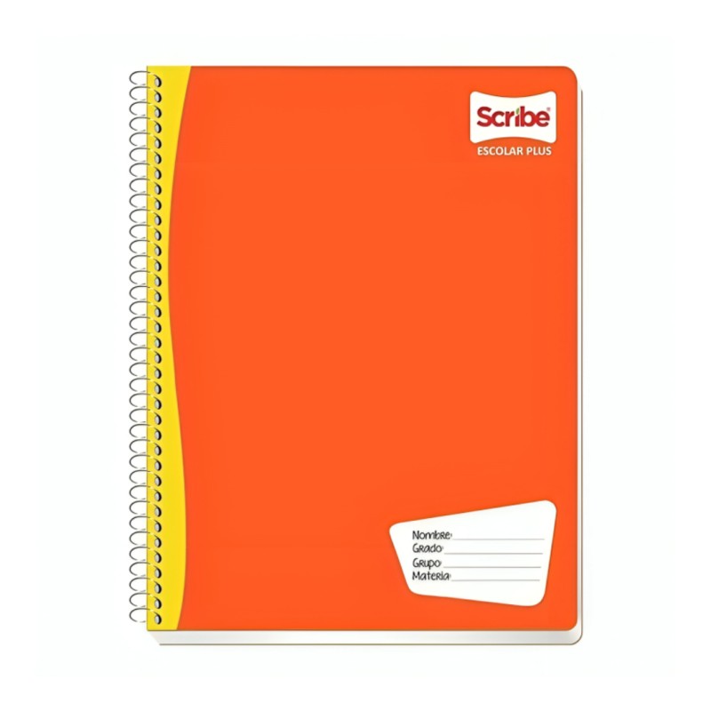 Libreta Espiral de 100 Hojas Profesional de Cuadro Grande Escolar Plus Scribe