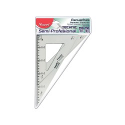 Juego de escuadras con graduación S/B 30 cm