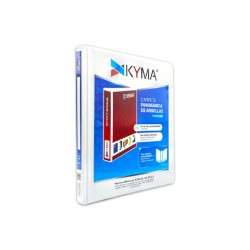 Carpeta blanca t/carta 1/2? arillo en «O» Kyma