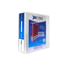 Carpeta blanca t/carta 3? arillo en «O» Kyma