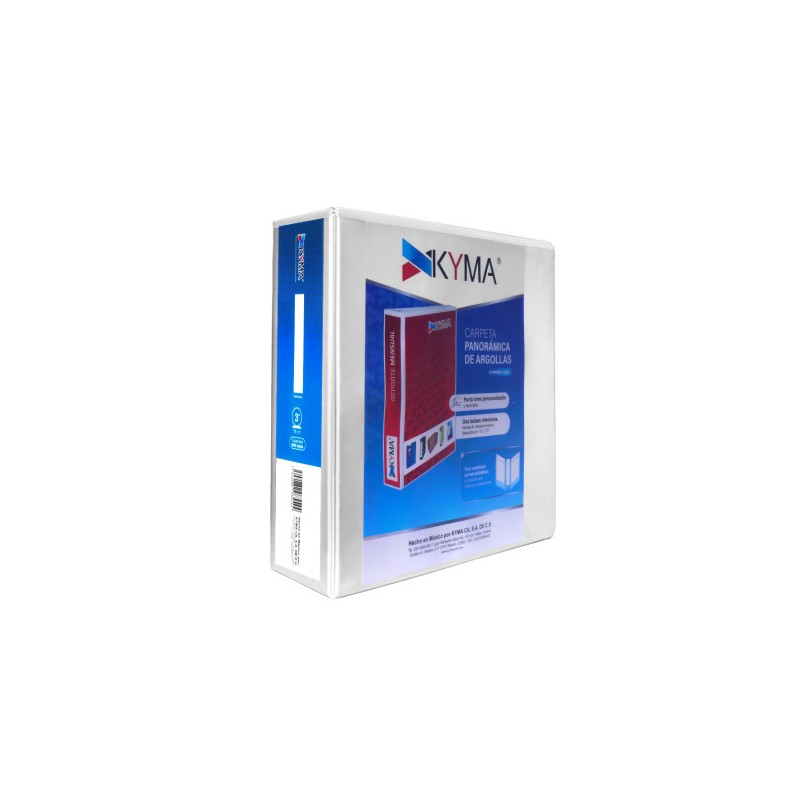 Carpeta blanca t/carta 3? arillo en «O» Kyma