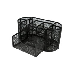 Organizador oval de escritorio en malla ORM-9 MAE