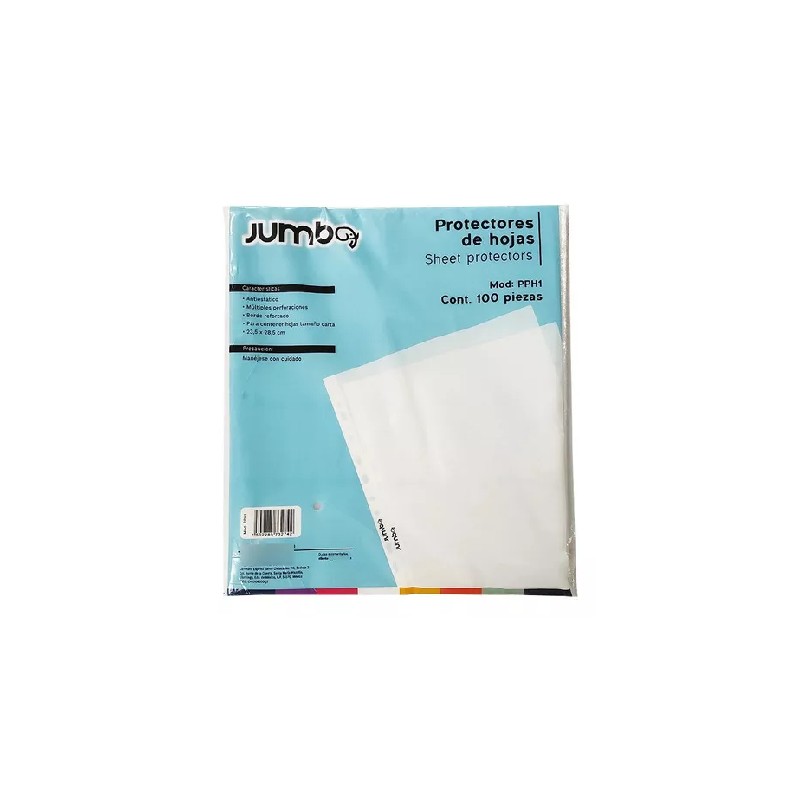 Protector de hojas por pieza Jumbo mod. PPH1