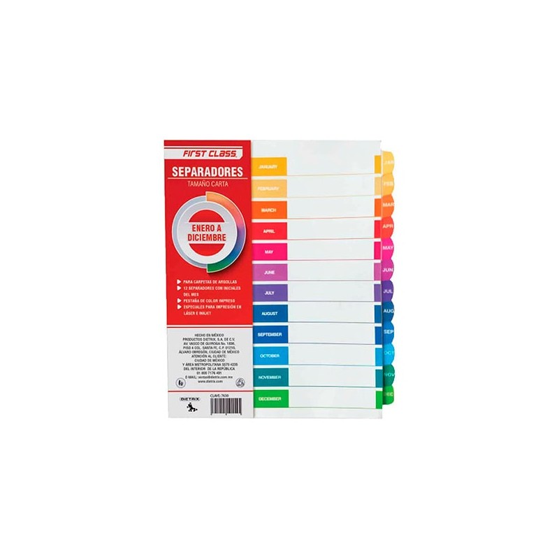 Separadores dietrix mensual